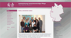 Desktop Screenshot of heimauszeichnung.de